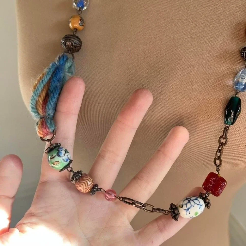 Vintage‎ Art Deco Beaded Necklace